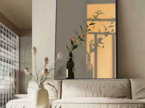 ❗❗❗【包邮】巨好看北欧光影植物客厅装饰画...