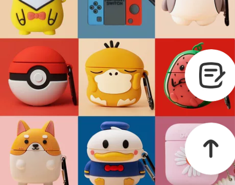 适用铂迈j80蓝牙耳机卡通保护套