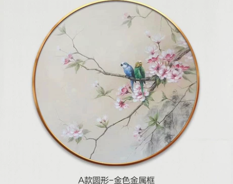 江宁自提，画很好看，但是和我家家具颜色不太...