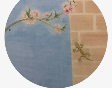 原创手绘工笔花鸟画，未托裱，如有需要可代托...