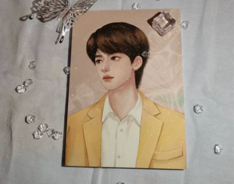 原创小宋漫改无框画18 七寸满天星