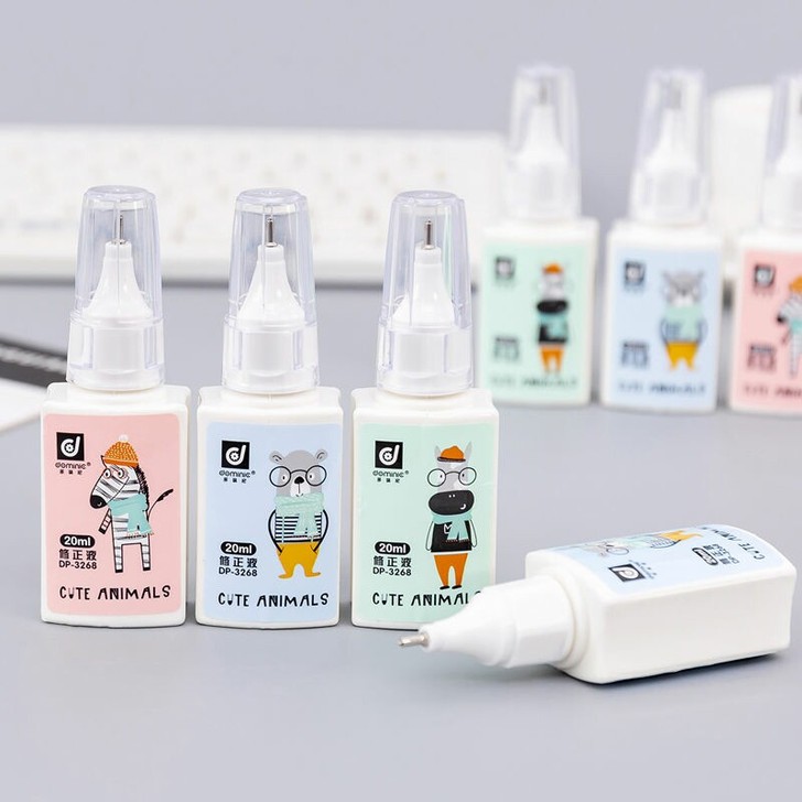 【大容量20ml】多咪尼修正液速干可爱学生...