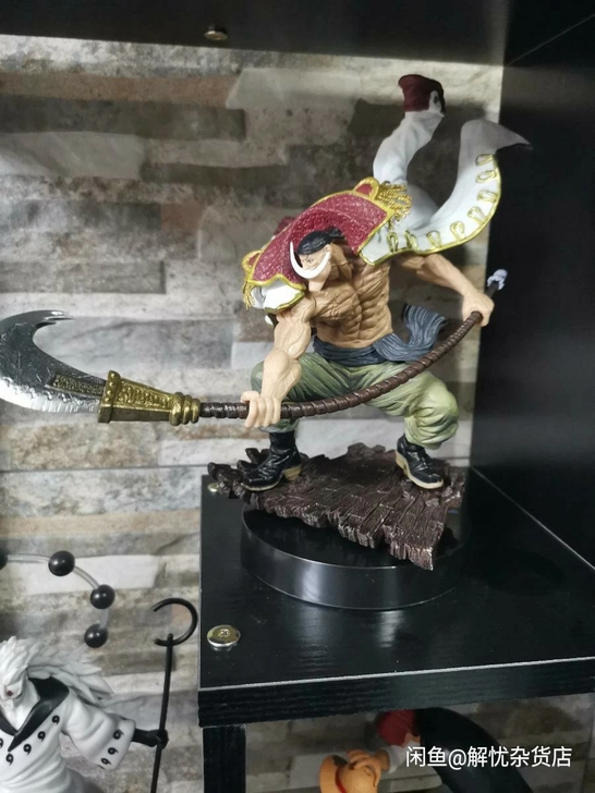 #海贼王超大手办 盒装白胡子 路飞手办 索...