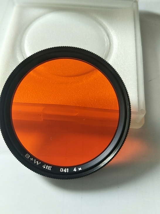 B+W 41mm橙镜九成新