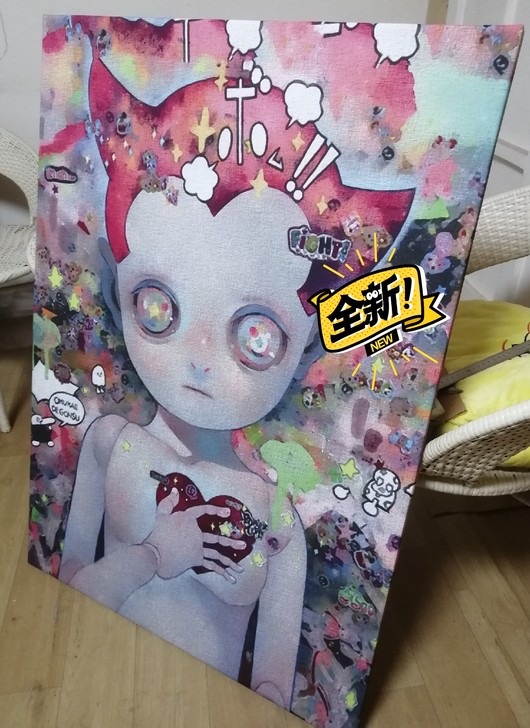 无框画