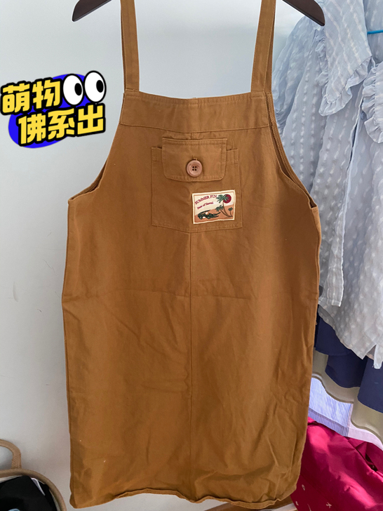 日系！超级可爱背带裙 萌妹
