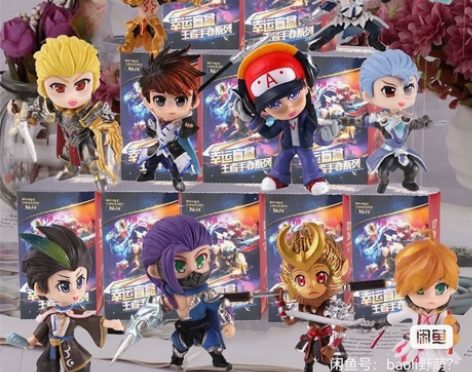 王者荣耀手办Q版，共11款  无盒，包邮（...