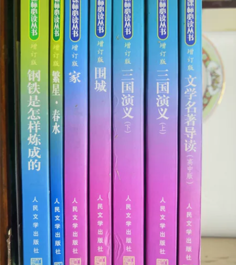 钢铁是怎样炼成的，繁星春水，家，围城，三国...
