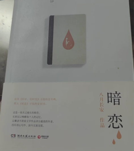 《暗恋》八月长安著 7成新 包邮 周末发货