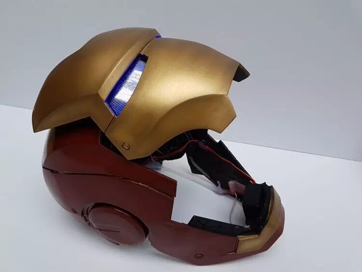 3D打印钢铁侠头盔玩具手办模型人物模型素材...