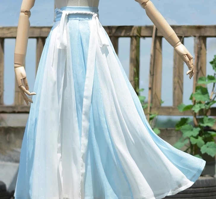 【出】漫春雪原创一片式十二破交窬裙齐腰汉服...