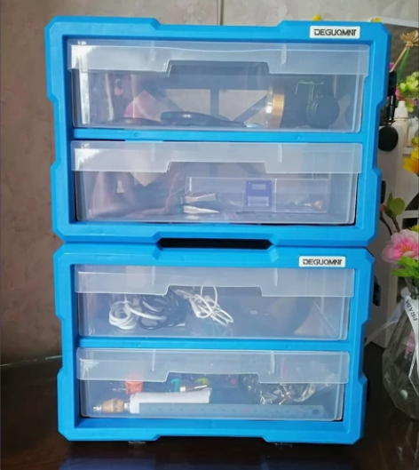 全新未拆封，美耐特抽屉式零件盒，塑料零件盒...