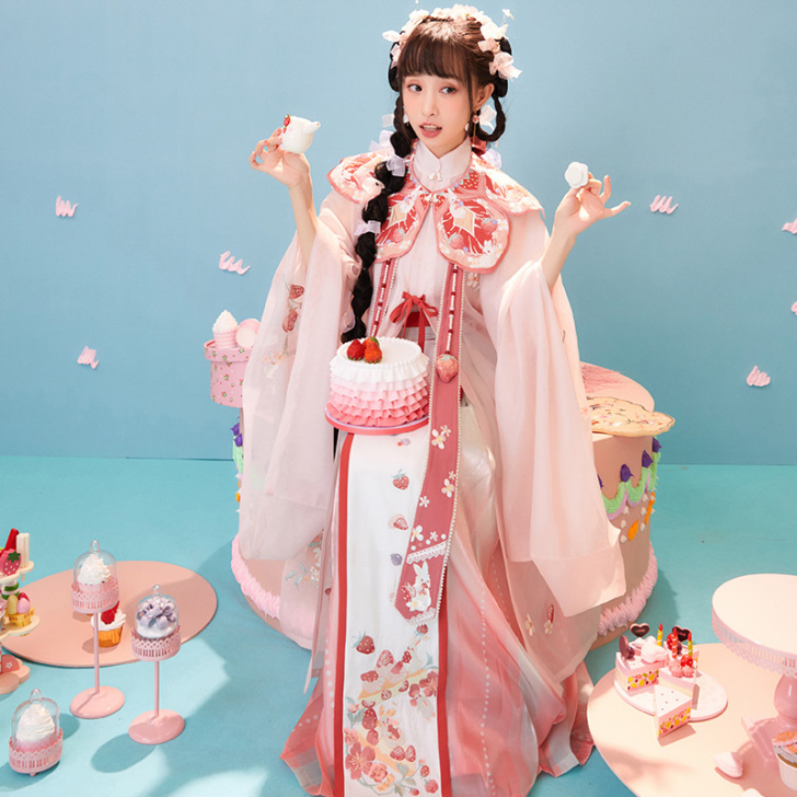 【十三余 小豆蔻儿】[兔兔草莓] 立领长衫...