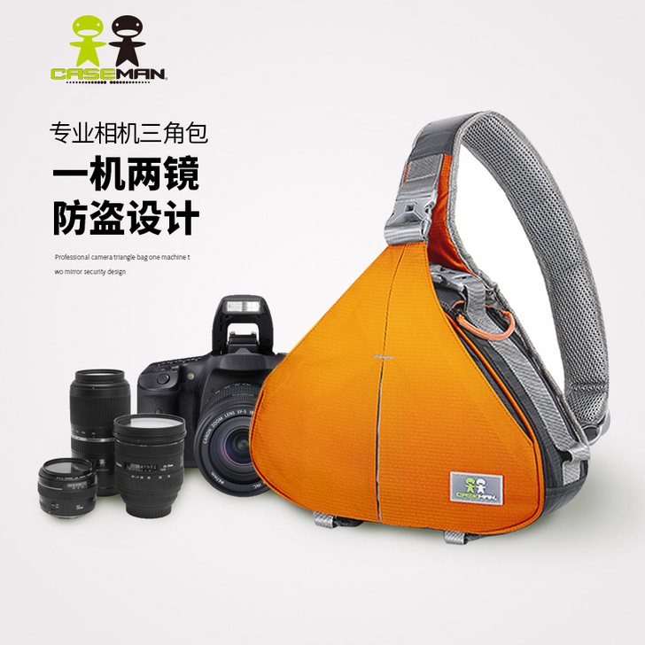 caseman C10摄影三角包单反相机包...