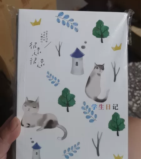 学生日记本，一包5本，8.8元，包邮到家 ...