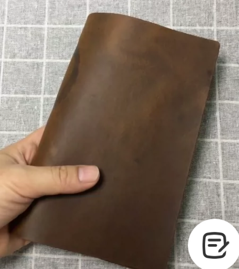 头层牛皮A6活页笔记本记事本 手工日记本全...