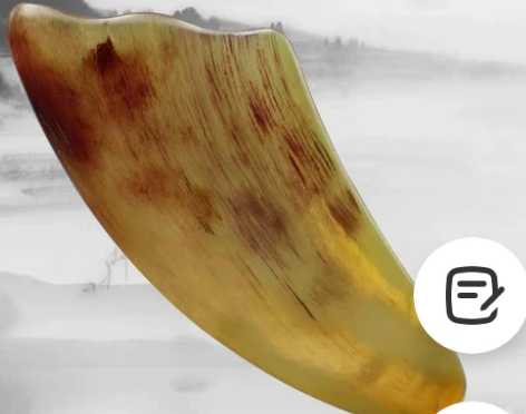 清仓天然牛角刮痧板 【产品名称】：天然牛角...