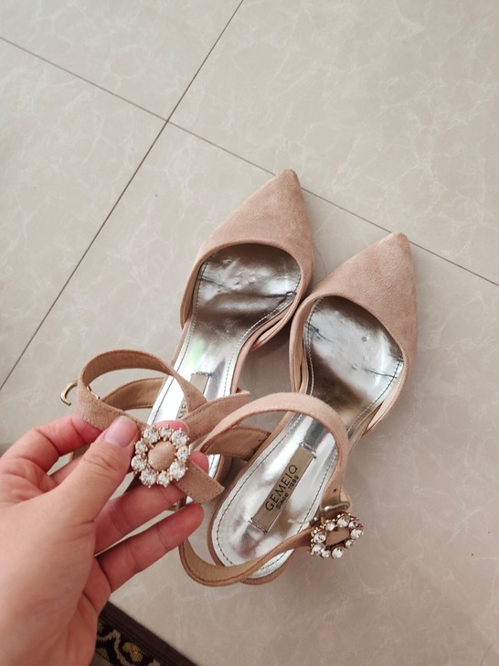 付邮送戈美其高跟尖头女鞋高跟鞋瓢鞋