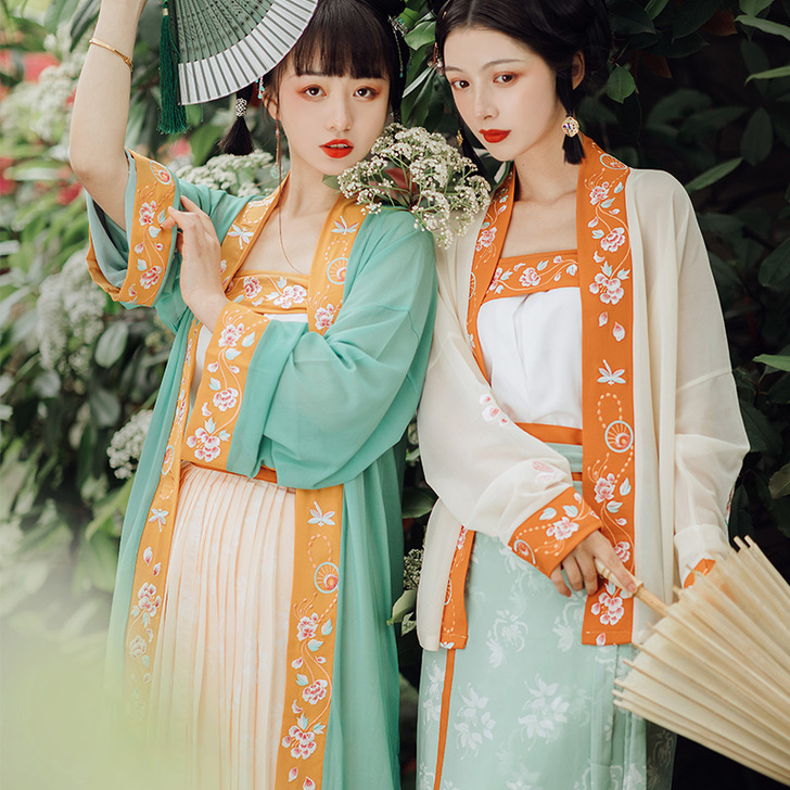 仙楚姬原创汉服女正品【初欢】宋制对襟飞机袖...