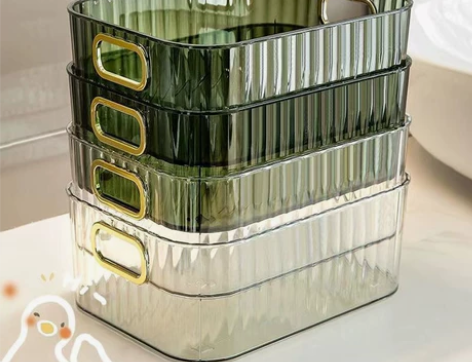 【13.68包邮】轻奢透明高颜值收纳盒多功...