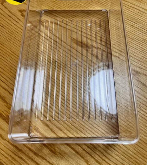 亚克力收纳盒大容量可叠加透明桌面杂物整理学...