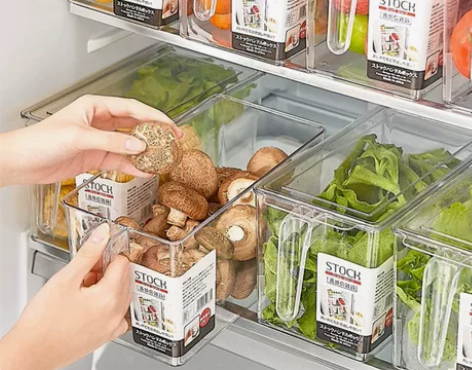 【低价处理】 冰箱收纳盒透明带盖手柄保鲜盒...