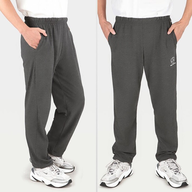 100%纯棉卫裤长裤男士休闲裤夏季薄款运动...