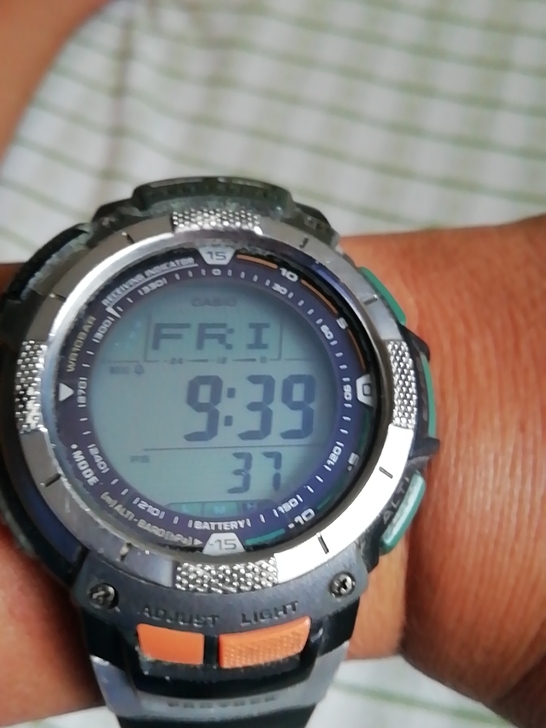 卡西欧登山手表PRW1000J太阳能电池，...