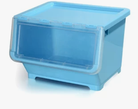 放衣服收纳箱 塑料大号家用储物箱有盖玩具整...