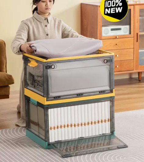 【线下超市清货】收纳盒家用塑料透明折叠收纳...