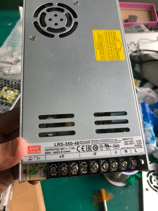 明纬电源LRS-350-48 350W48...
