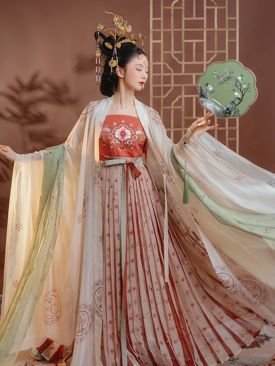 钟灵记霓裳曲正版全套无吊牌裙子L码大袖衫M...