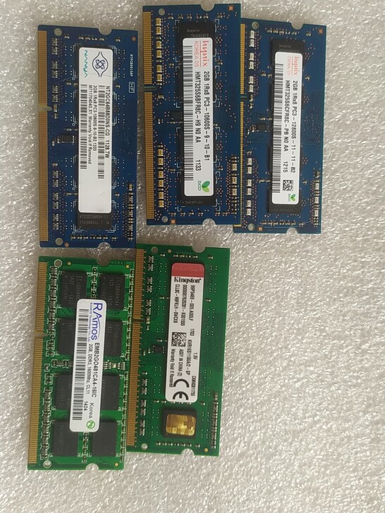 笔记本内存条 2G ddr3 4G金士顿