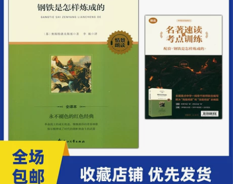 名著阅读课程化丛书钢铁是怎样炼成的八年级下...
