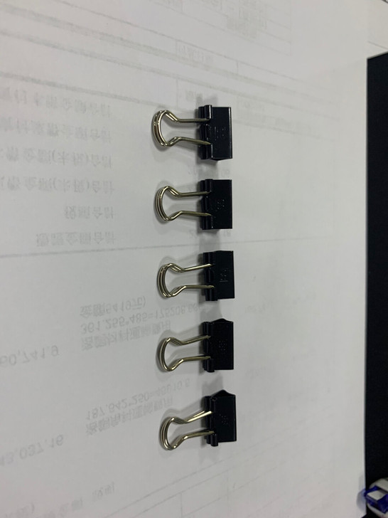 小号长尾夹，全新。