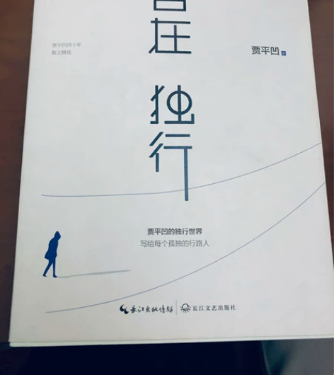 自在独行 贾平凹 外表书皮轻微磨损 里面全新