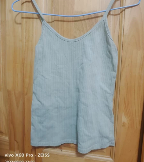 针织吊带背心女纯棉全棉夏季可外穿美背内搭修...