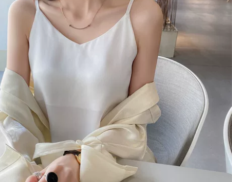 吊带背心女内搭夏季无袖外搭配西装打底衫外穿...