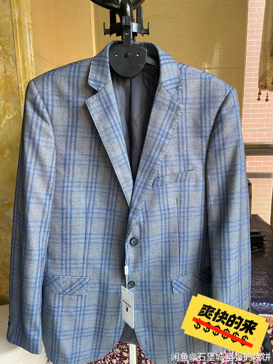 花花公子西服商务单西春秋款羊毛西服下架处理...