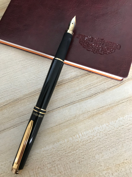 英雄521明尖铱金笔 全新库存钢笔