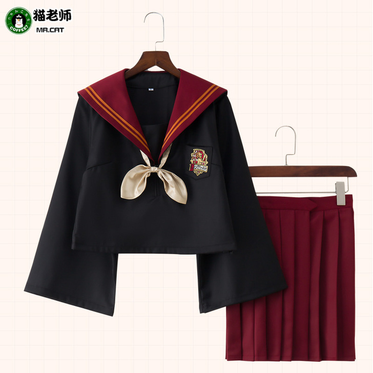 【退坑】猫老师日式学生JK制服cospla...