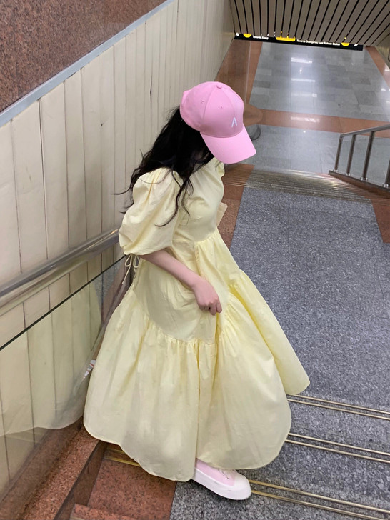 在逃公主连衣裙女夏季2021新款法式温柔风...