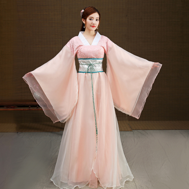 新款夏春广袖流仙襦裙改良款天龙八部影视剧同...
