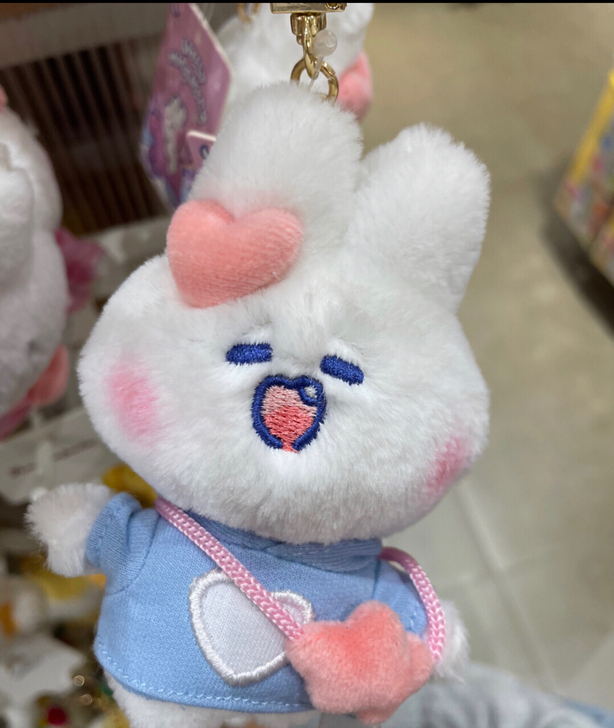 全新miniso名创优品软萌兔毛绒挂件公仔...