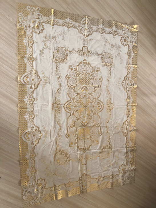 桌布塑料餐桌垫书桌布艺台布欧式茶几装饰布镂...