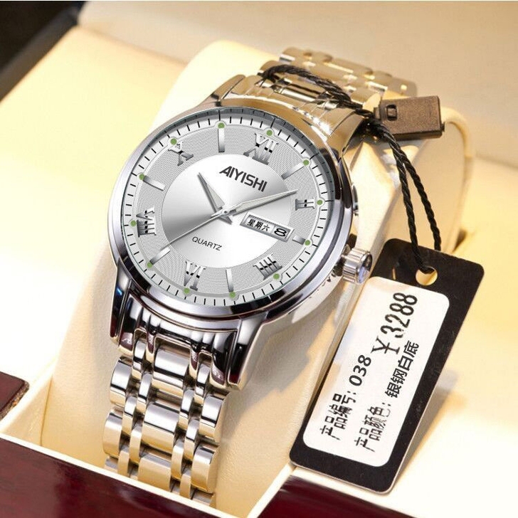 【特价】瑞士全自动机芯手表男士日历夜光防水...