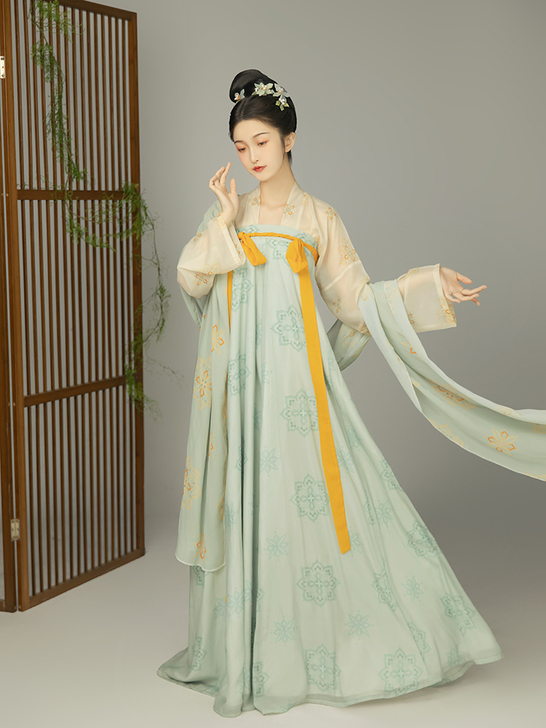 【狂暑价】柒邑【忆长安】汉服女原创唐风齐胸...