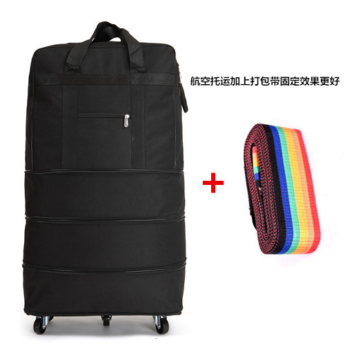 158航空托运包万向轮轻大容量出国行李箱折...