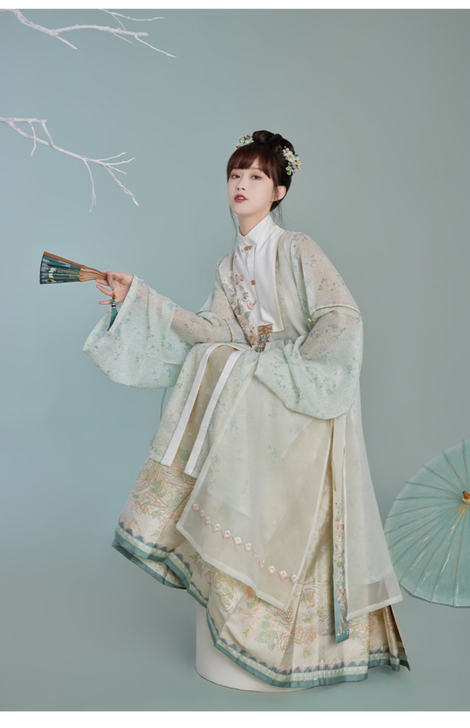 正版汉服出租    七月夕 仙娥花醉-青雾...