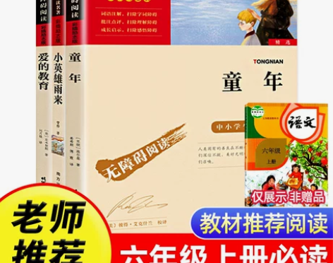 童年小英雄雨来六年级上册必读课外书快乐读书...